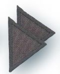 Аппликация "Треугольник" цв.серый 3х3,5х3 см PRYM 925276